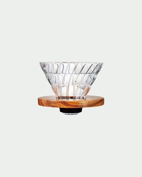 Olive Hario V60-02 filterholder glass